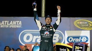 Kahne celebrates hard earned Atlanta victory [upl. by Anuait]