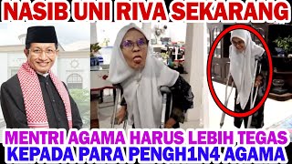 GEMPAR USAI H1NA YESUS BEGINI NASIB UNI RIVA 😱MENTERI AGAMA HARUS TEGAS reactiontiktok [upl. by Hakceber]