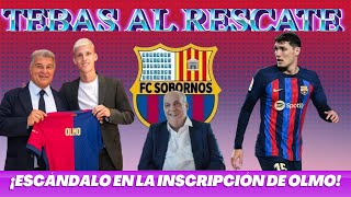 ¡ESCÁNDALO EN LA LIGA JAVIER TEBAS TRABA CON LA TRAMPA DE LAPORTA PARA INSCRIBIR A DANI OLMO [upl. by Clemmie720]