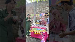 DOMINIQUE JUALAN ES JELLY LABUBU DIHABISIN PAK HANSIP SAMPE UCUP NANGIS GA KEBAGIAN😱😱 viralvideo [upl. by Seem]