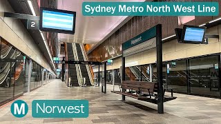 Transport for Vlog 841 Norwest Part 2  Sydney Metro North West Line [upl. by Aivil]