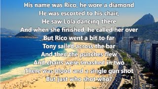 Copacabana  Barry Manilow  Lyrics [upl. by Ecidnacal356]