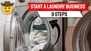 How To Start A Laundry Business In 9 Steps  Best Ways To Start A Laundromat Business [upl. by Ellasal]