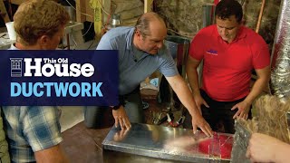 How to Install Ductwork  This Old House [upl. by Norse477]