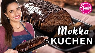 Mokkakuchen  Kaffee Schoko Rührkuchen zart und saftig in Rehrücken Form [upl. by Dalli276]