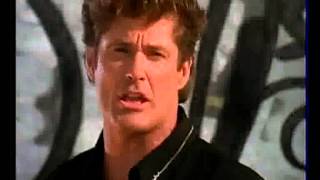 David Hasselhoff  quotUntil The Last Teardrop Fallsquot  Music Video Baywatch [upl. by Repotsirhc350]