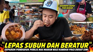 DASYAT ORANG DEKAT SINILepas Subuh Beratur Cari Nasi KandarNASI KANDAR SHEIKH CATERERS PERLIS [upl. by Ennair608]