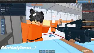 Playing as a prison Guard in Stateview Prison Roblox [upl. by Jorrie259]