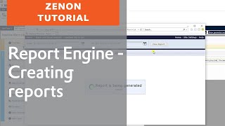 zenon Report Engine – How to create a report in zenon Reporting Studio [upl. by Elhsa]