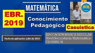 CASUISTICA ⭐ RESOLUCION DEL EXAMEN DE NOMBRAMIENTO 2019 👍 MATEMATICA ✔️ 10 PREGUNTAS  CONOCIMIENTO [upl. by Tiana292]