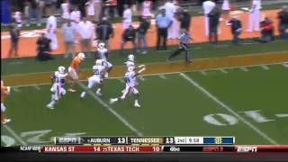 11092013 Auburn vs Tennessee Football Highlights [upl. by Arriec]