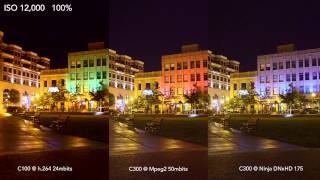 Canon Mpeg2 and H264 Codecs VS Ninja DNxHD Compression Test [upl. by Direj685]