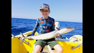 Jurs Big Catch Putting Dad in a Tough Spot 😂🎣Curacao Fishing Charter Hey Swa Daaibooi beach [upl. by Elery]