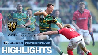 Northampton v Newcastle  HIGHLIGHTS  10 Tries for Saints  Gallagher Premiership 202122 [upl. by Fernande453]