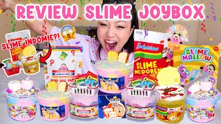 REVIEW SLIME TERLUCU JOYBOX  INDOMIE SLIME  MARSHMALLOW SLIME SARI ROTI SLIME 🥹😍🥳 [upl. by Anjanette]