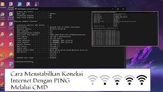 CARA MENSTABILKAN KONEKSI INTERNET DENGAN PING MELALUI CMD [upl. by Schnabel]