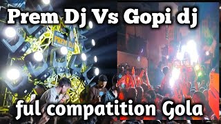 prem dj mau vs Gupta dj gola bajar full competition ganpati visarjan gola 2024 [upl. by Milde823]