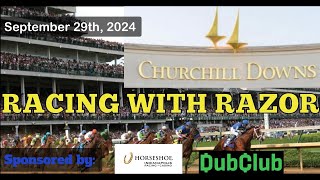 LIVE Horse Racing Handicapping  Churchill Downs  Belmont at the Big A  Santa Anita  Sun Sep 29th [upl. by Llenet]