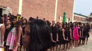 Alpha Kappa Alpha Sorority Inc Beta Alpha Chapter from FAMU 2016 Graduation Songfest [upl. by Demeter]