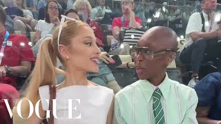 Ariana Grande amp Cynthia Erivo Are Having a Wicked Good Time at the Olympics [upl. by Svetlana]