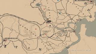 Red Dead Redemption 2 quotHennigans Stead North Treasure Mapquot [upl. by Eetsud]