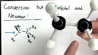 Newman Projections from Skeletal Structures [upl. by Hannie]