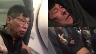 United Airlines PR Disaster  passenger forcibly removed from overbooked flight [upl. by Kemp]