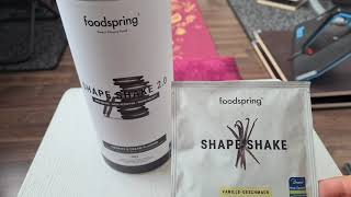 Foodspring Shape Shake vs Shape Shake 20 [upl. by Ahtamat]