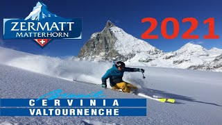 Best Skiing 2021 ZermattBreuilCervinia [upl. by Scheer]