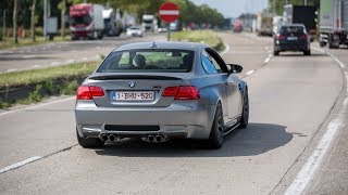 BMW M3 E92 with Eisenmann Exhaust  Powerslides amp Accelerations [upl. by Criswell708]