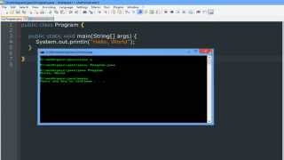 Using Notepad to Compile and Run Java Programs [upl. by Dylane]