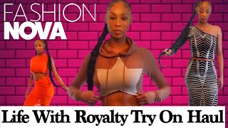 CJ SO COOL regrets BREAKUP after seeing Royalty Try On Haul fashionnova [upl. by Cumine]