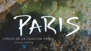 Lyrics Vegas pro 16 Como hacer lyrics como la cancion Paris de Chainsmokers [upl. by Arrehs]