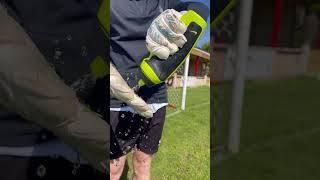 Grass sticking to gloves  TRY THIS gloveglu hacks [upl. by Tnecnivleahcim]