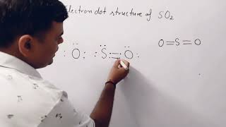 electron dot structure of sulphur dioxide how to draw Lewis structure of SO2 class 10 chemistry [upl. by Chin]