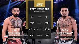 UFC 308 Ilia Topuria vs Max Holloway Full Fight [upl. by Woodall723]