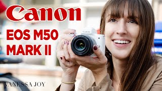 Canon M50 Mark II  Mirrorless Camera Review For Beginners [upl. by Namia]