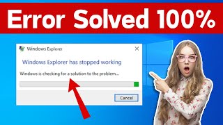 How To Fix Windows Explorer Has Stopped Working In Windows 7  8  10  11  Fix Has Stopped Working [upl. by Ilram]