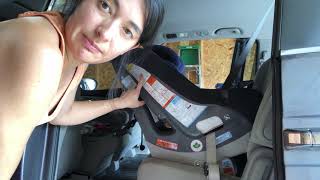 Graco Contender  Dimensions RearFacing Installation with UAS [upl. by Edelman]