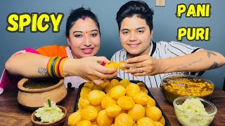 ASMR Eating Spicy Mumbai Pani Puri  ​⁠YashalsMukbang [upl. by Enialem573]