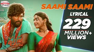 Saami Saami Full Song Telugu  Pushpa  Allu Arjun Rashmika  DSP  Mounika Yadav  Sukumar [upl. by Analihp]