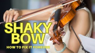 Shaky bow  violin players follow this and make a more beautiful sound on your violin [upl. by Elumas]