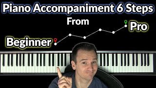 Piano Accompaniment 6 Steps from Beginner to Pro [upl. by Ayyidas262]