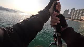 24 Dec 2023  Shore Jigging  Hong Kong Fishing  ショアジギング  香港 釣り  釣魚 假餌 鐵板 Subtitles  CC [upl. by Haslam]