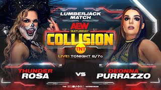 WWE 2K24 Thunder Rosa Vs Deonna Purrazzo  AEW Collision 72024 [upl. by Loftis]