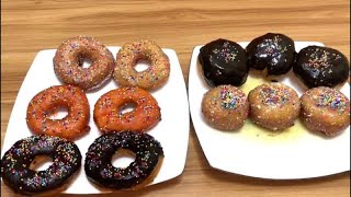 How to Make Donuts at Home  Donuts Chocolate Donuts amp Ice cream Donuts Recipe  Health is Beauty [upl. by Magnolia]