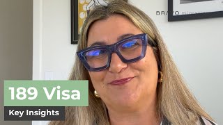 Key Insights – 189 Visa  Australia [upl. by Eltsyrhc35]