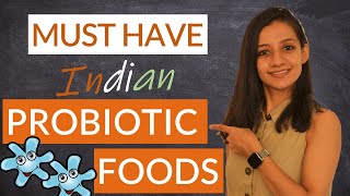 4 Natural PROBIOTIC FOODS for GUT HEALTH  INDIAN Probiotic Foods [upl. by Colis15]