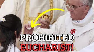 FROM TODAY THE EUCHARIST MUST NO LONGER BE RECEIVED IN THIS WAY [upl. by Yedorb318]