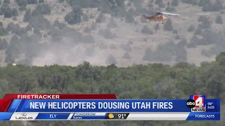 New Helicopters Dousing Utah Fires [upl. by Concha265]